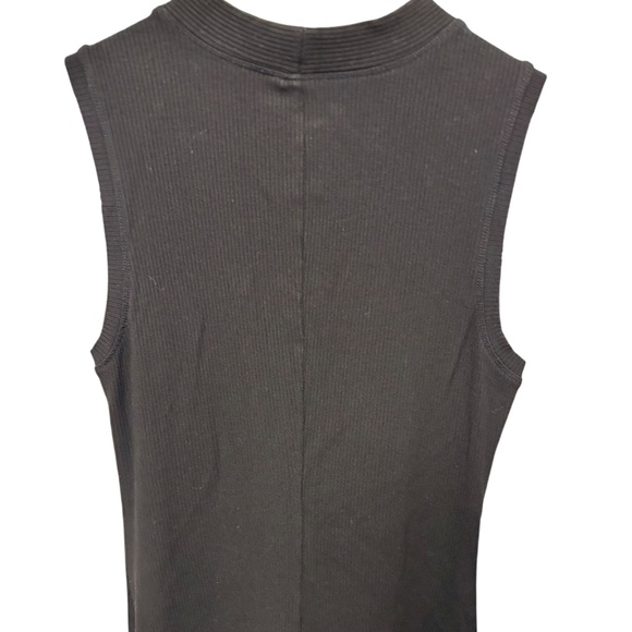 Ann Taylor | Women's Sleeveless Button-Front Knit Dress - Picture 7 of 8